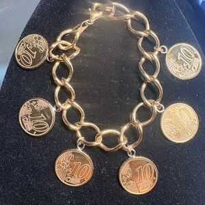 Gold Plated Euro Bracelet